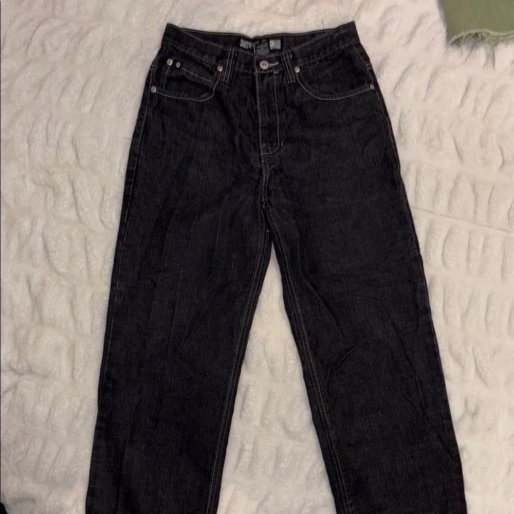 South Pole Men's Black Jeans